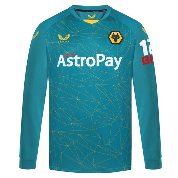 Tailandia Camiseta Wolves 2ª Kit ML 2022 2023